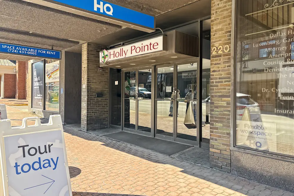 Exterior of the Holly Pointe building at 220 South Main Street in downtown Butler, PA